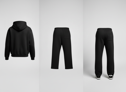 FNO Premium Fleece Sweatsuit – Black
