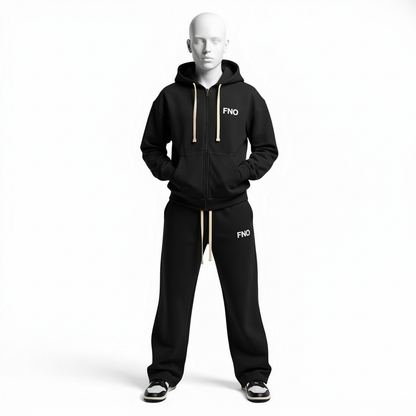 FNO Premium Fleece Sweatsuit – Black