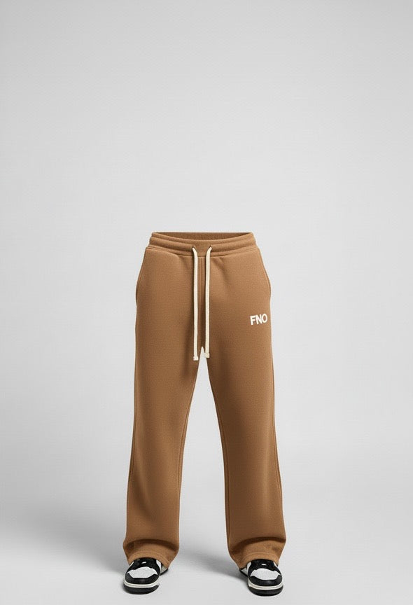 FNO Premium Fleece Sweatpants – Tan