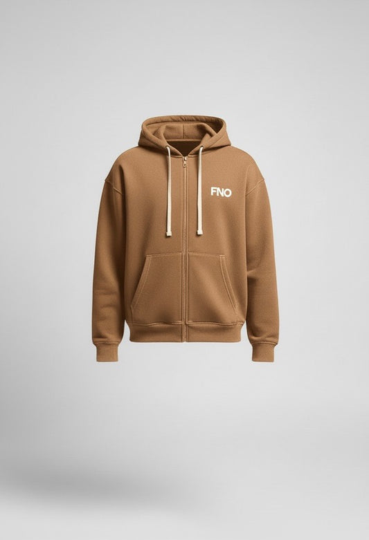 FNO Premium Fleece Hoodie – TAN