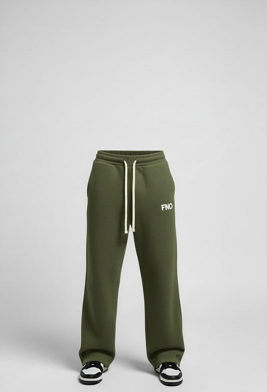 FNO Premium Fleece Sweatpants – Olive Green