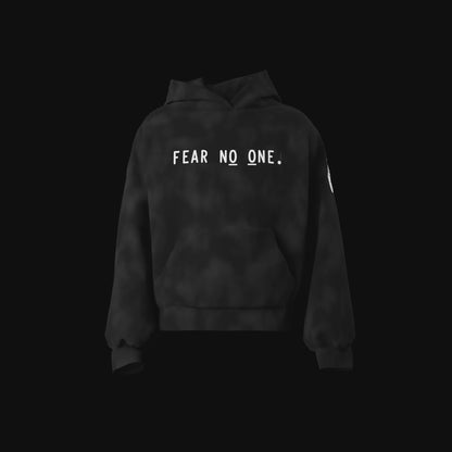 FNO Acid Black Streetwear Sweatsuit Top