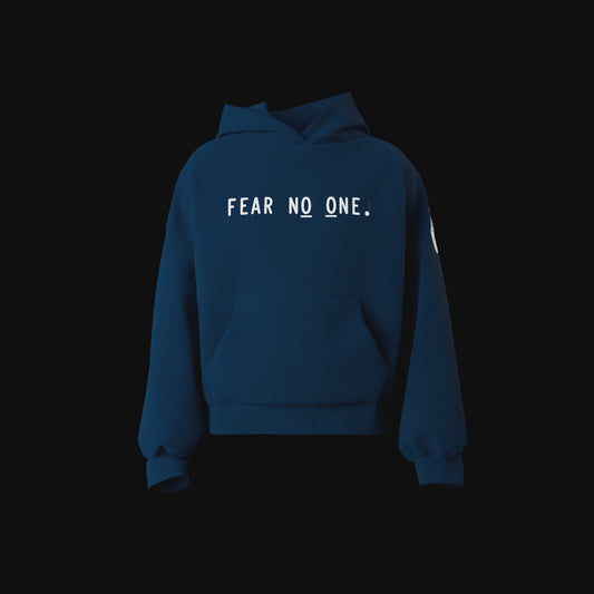 FNO Navy Blue Streetwear Sweatsuit Top
